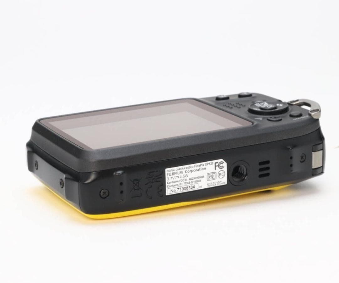 【極美品】FUJIFILM 富士フイルム FinePix XP120 イエロー
