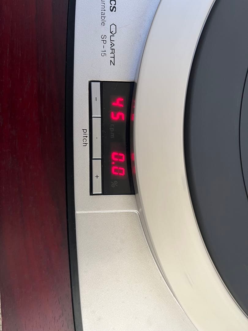 Technics テクニクス　SP15 ターンテーブル DJ　デジタルピッチ