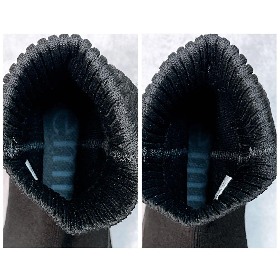 美品【emmi エミ】eco ニットブーツ (23.5) 厚底　トラックソール