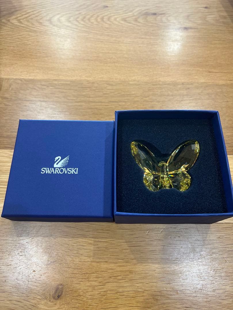 スワロフスキー SWAROVSKI クリスタル 蝶 バタフライ 置物