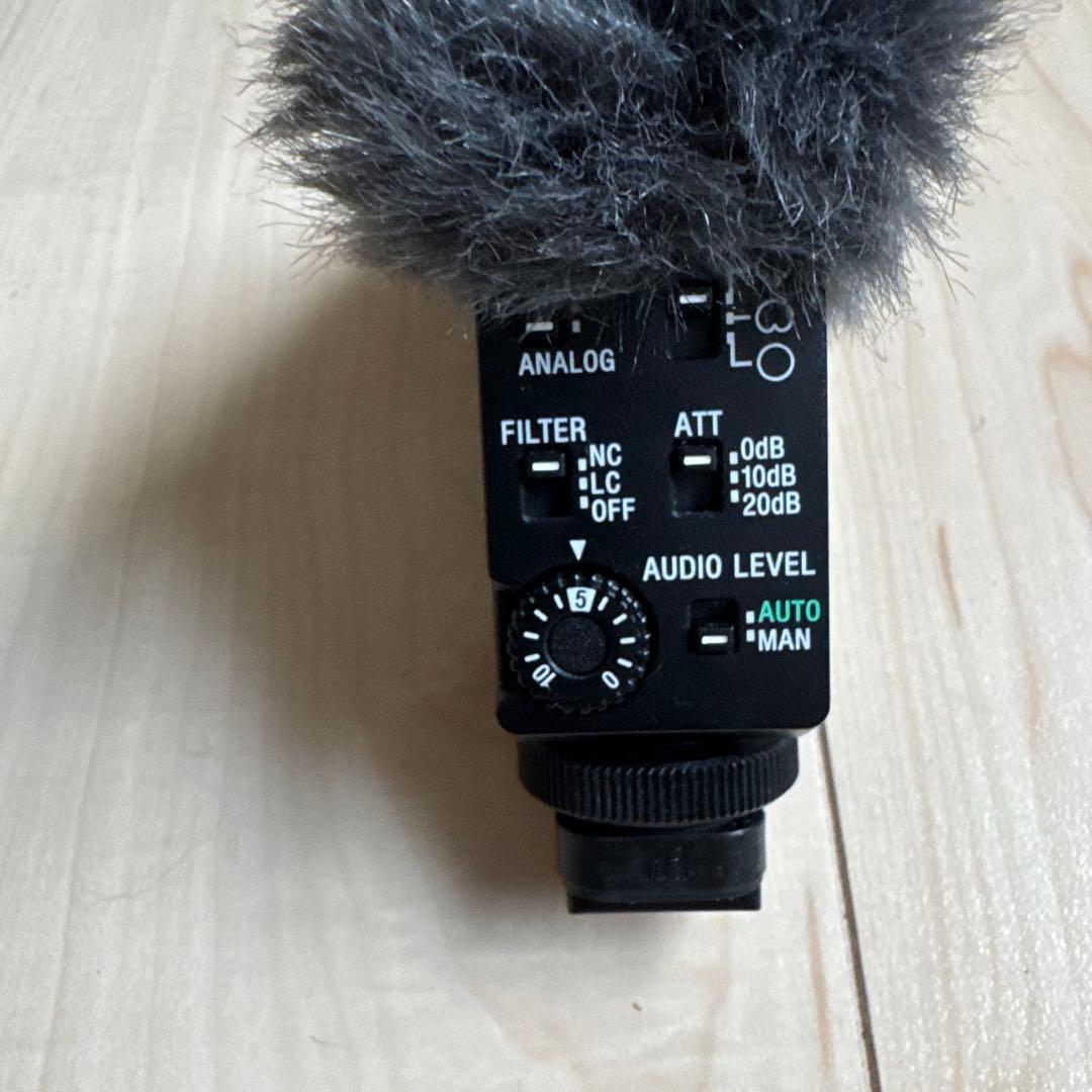 SONY ECM-B1M ガンマイク ウィンドジャマー付き