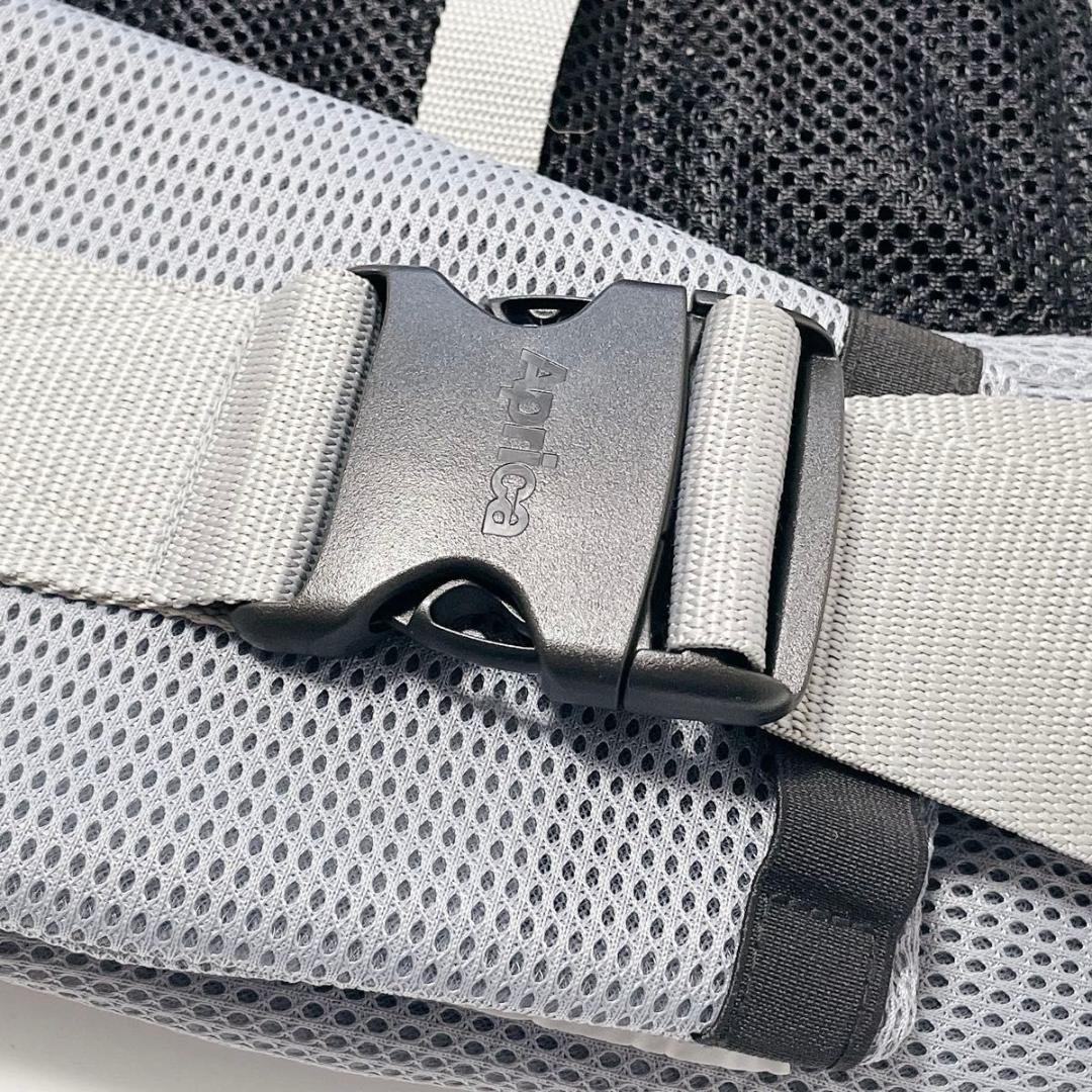 Aprica アップリカ ラクリス グレー 付属品完備 抱っこ紐 極美品