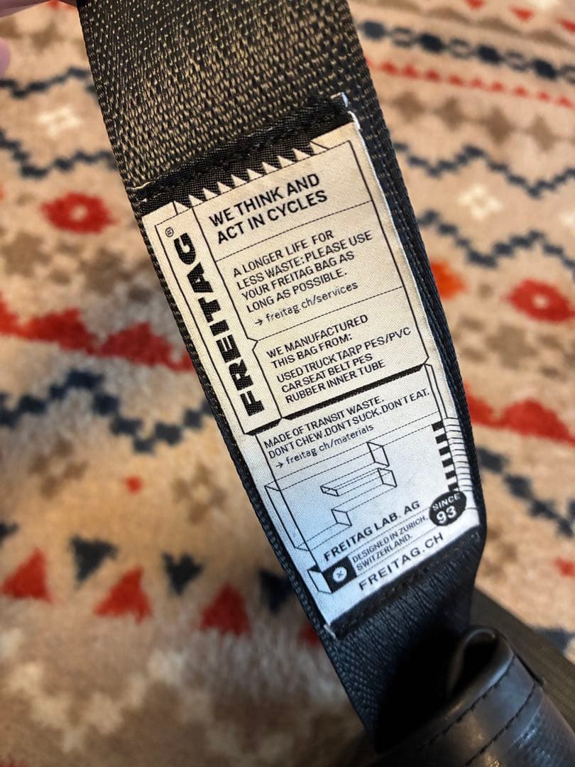 美品 FREITAG ショルダーバッグ ブラック