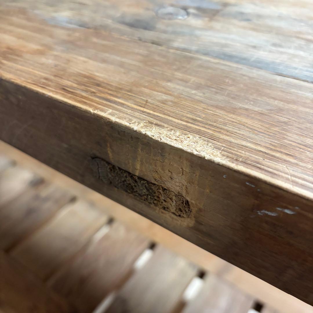 vintage インダストリアル　ファクトリー　作業台　送料込