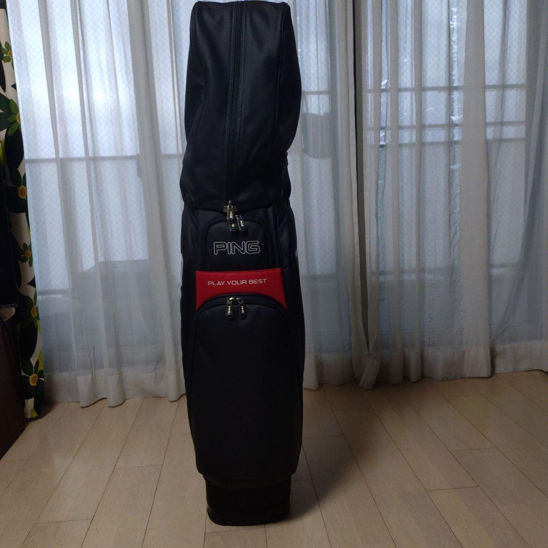 PING キャディバッグ ブラック・レッド