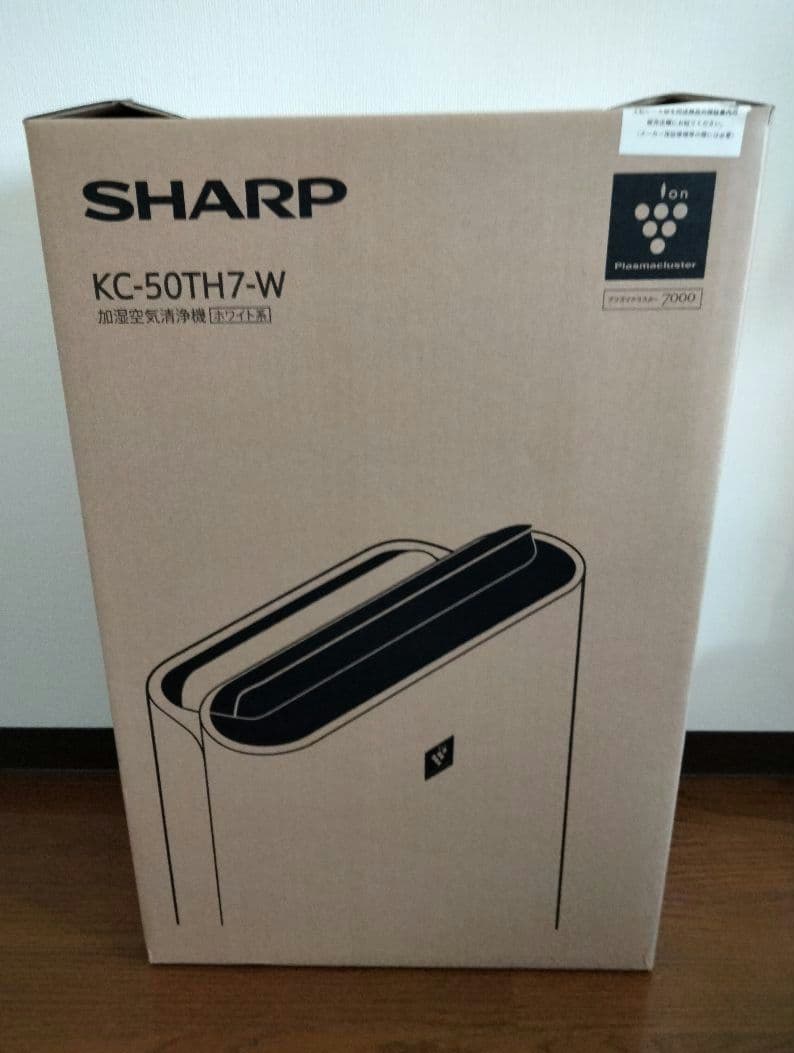 新品☆SHARP 加湿空気洗浄機 KC-50TH7-W ホワイト系