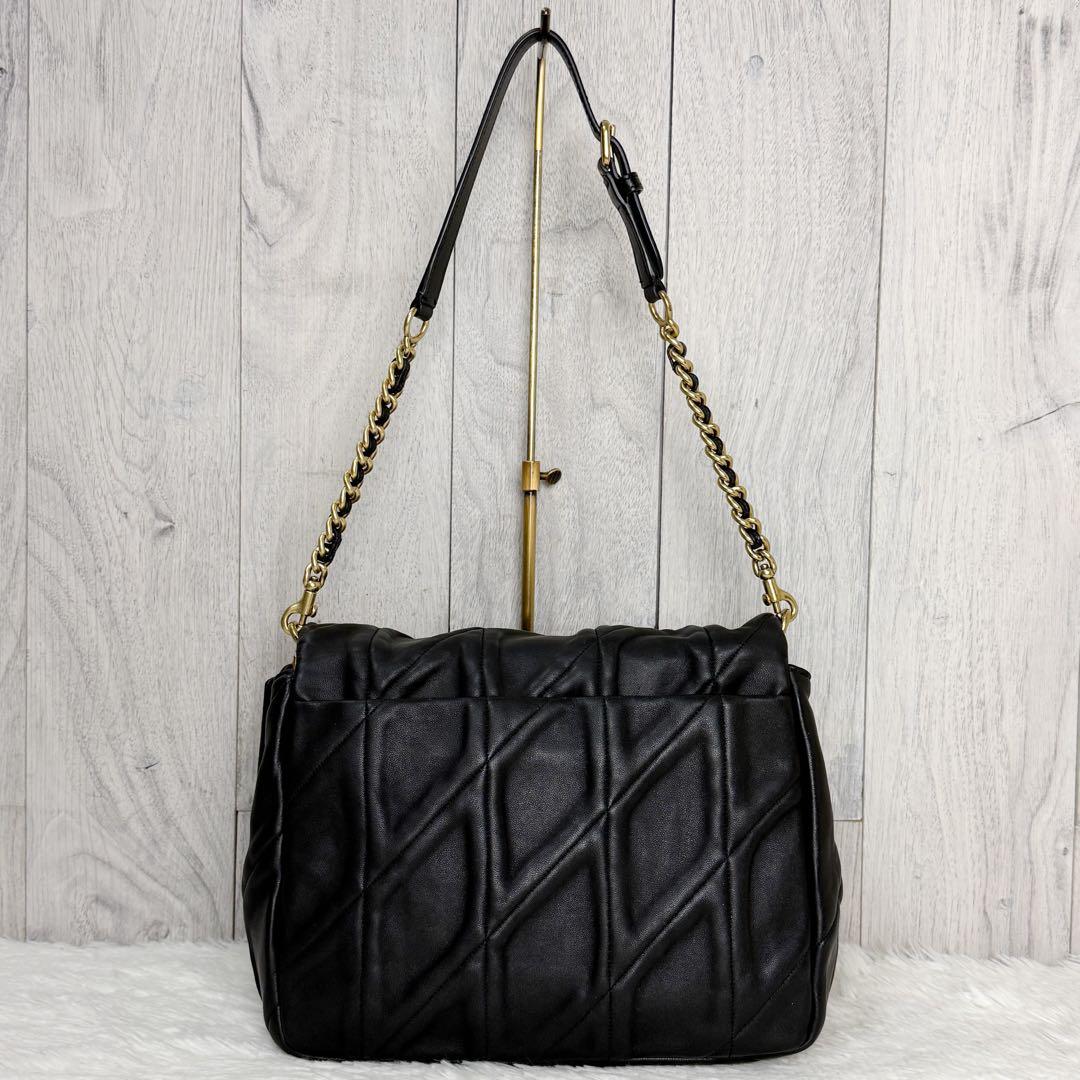 美品♡コーチ Cロゴ ナッパレザー ショルダーバッグ タイムズスクエア タビー