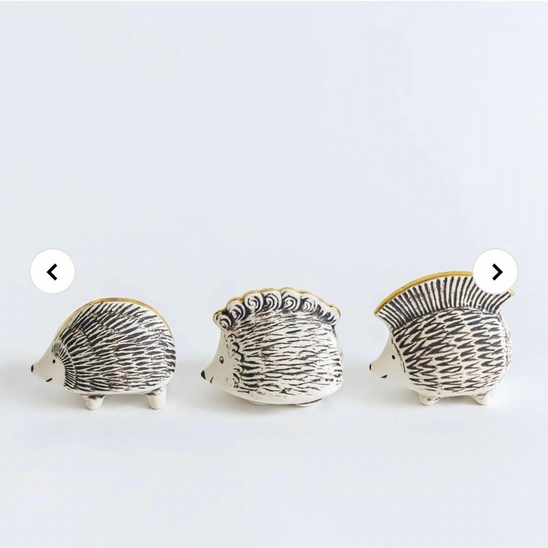 リサラーソン　金のはりねずみ3兄弟セット