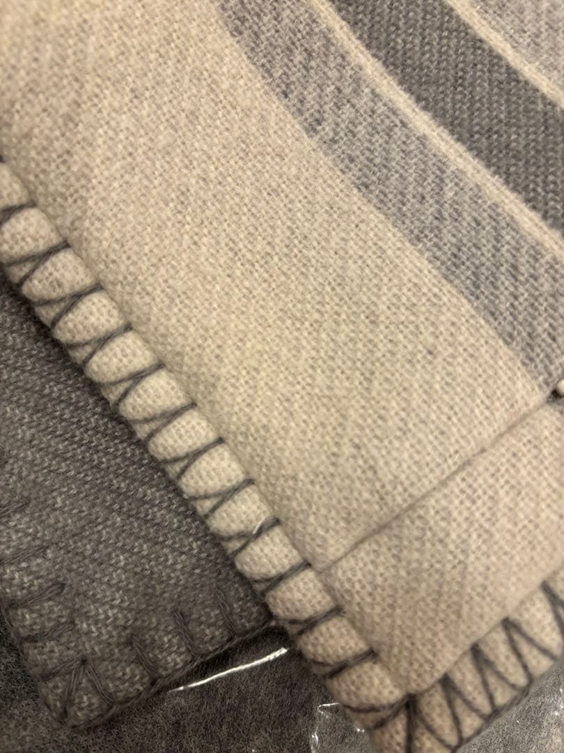 HERMES クッション　タッタソール