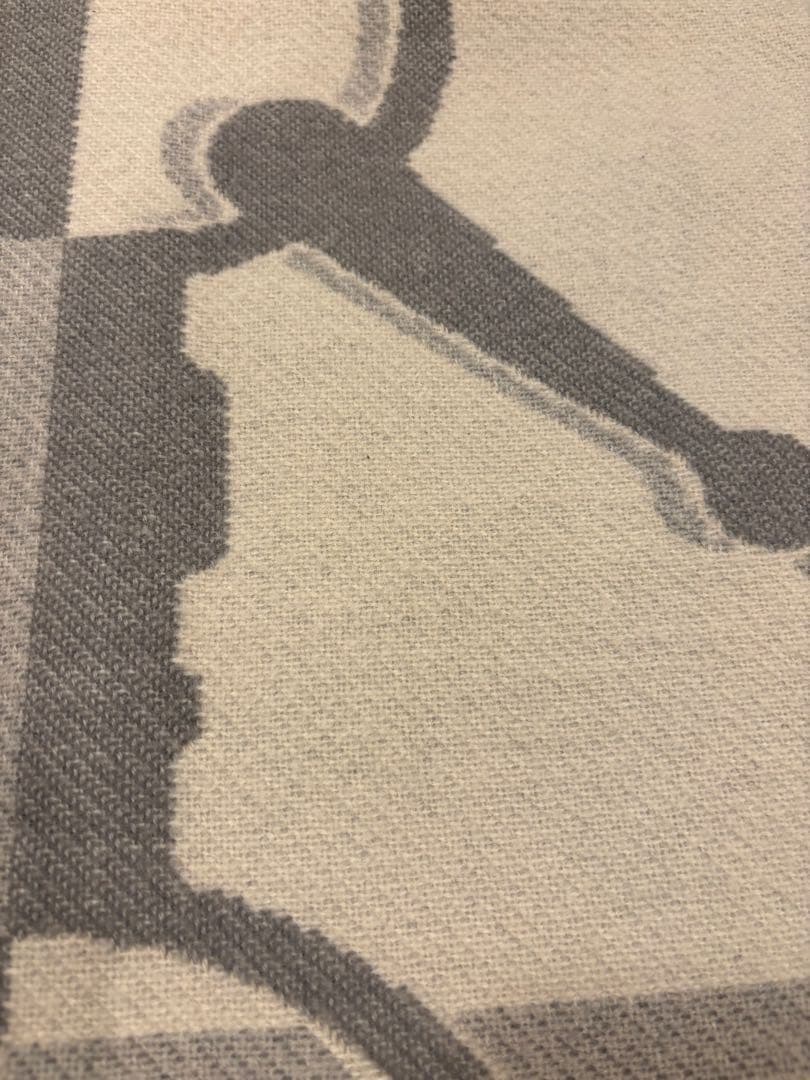 HERMES クッション　タッタソール