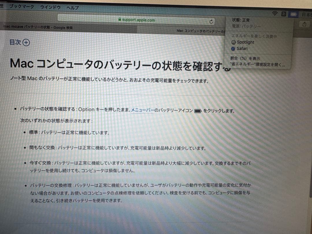 MacBook本体 MacBook Air 13inch early2015 i7 512GB