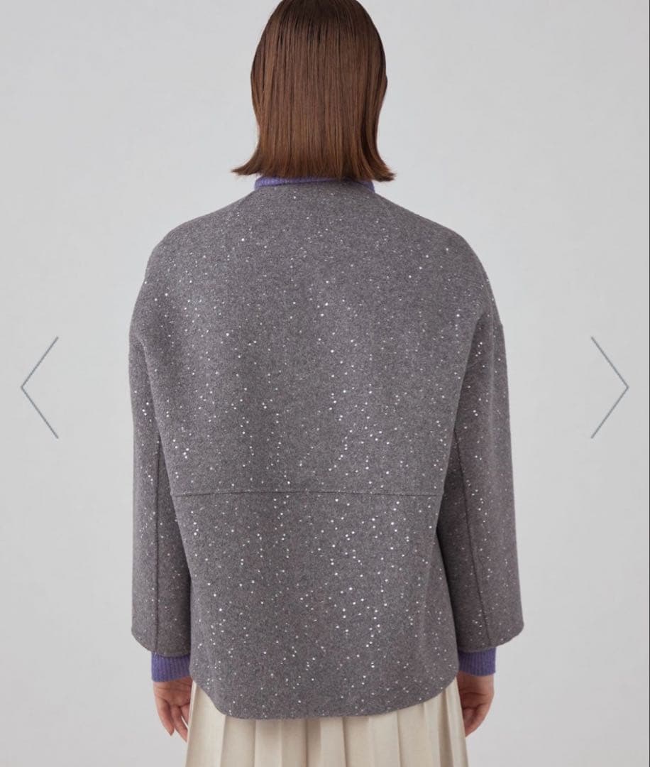 新品未使用♡Ballsey スパンコール リバー ショート コクーンコート