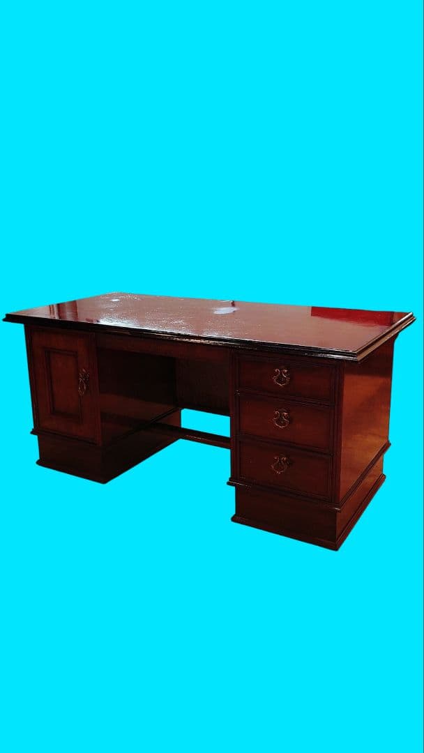 ヴィンテージデスク、レトロデスク、アンティークデスク、書斎机、オフィスデスク、木