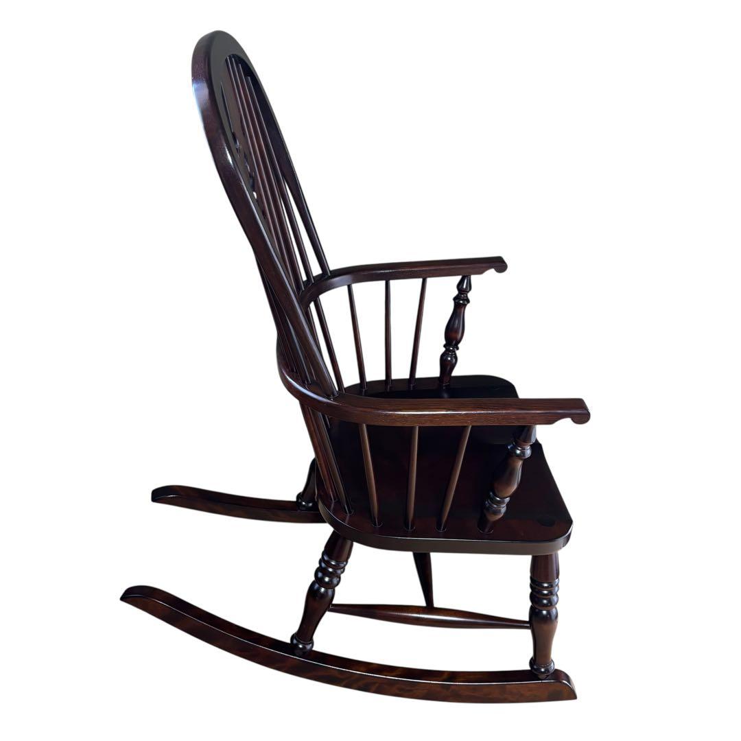 刻印有り 松本民芸家具 W型 ロッキングチェア ミズメザクラ