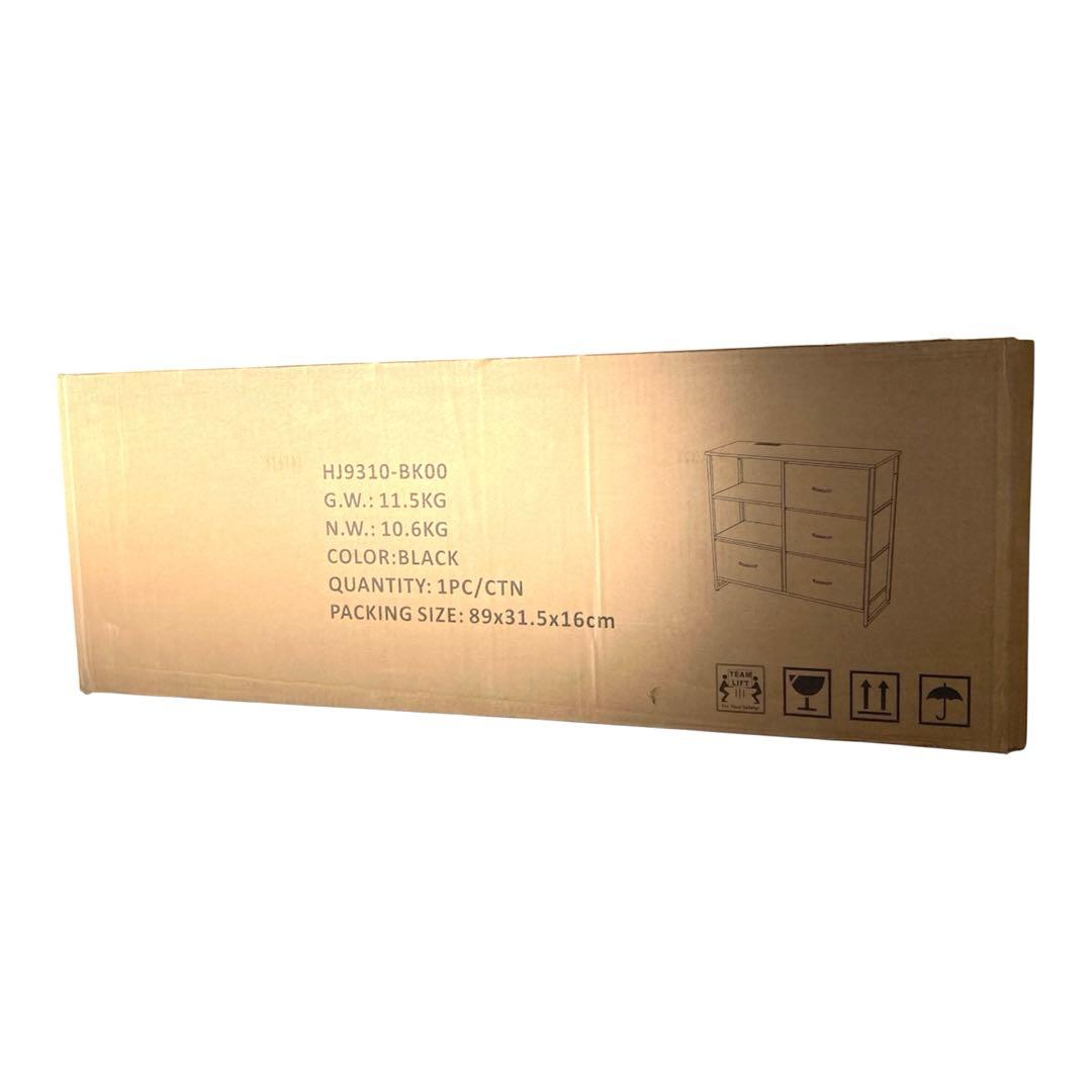 タンス リビングチェスト 洋服タンス キャビネット USBポート付き 北欧風