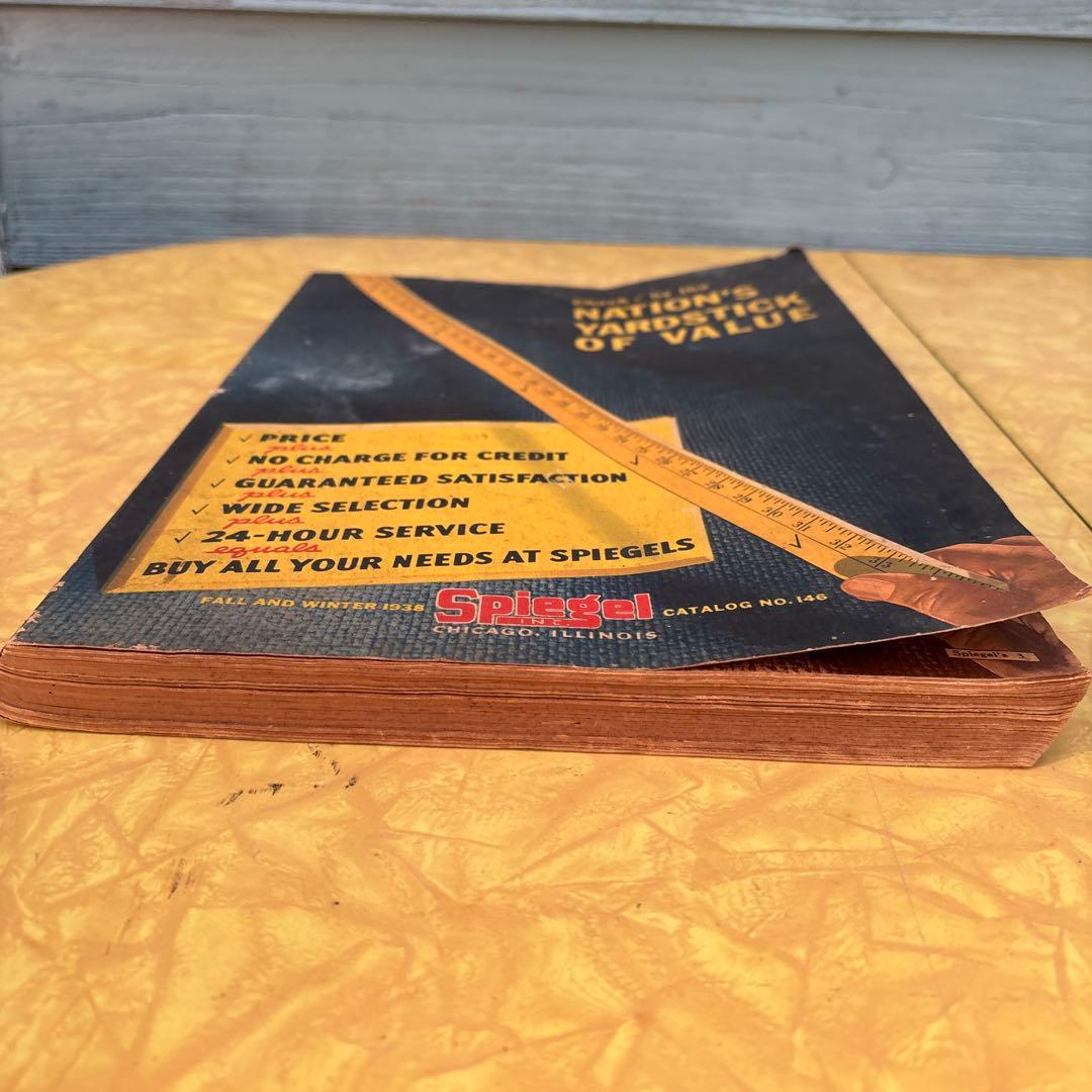 USA VINTAGE 1938年 Spiegelスピーゲルカタログ500ページ