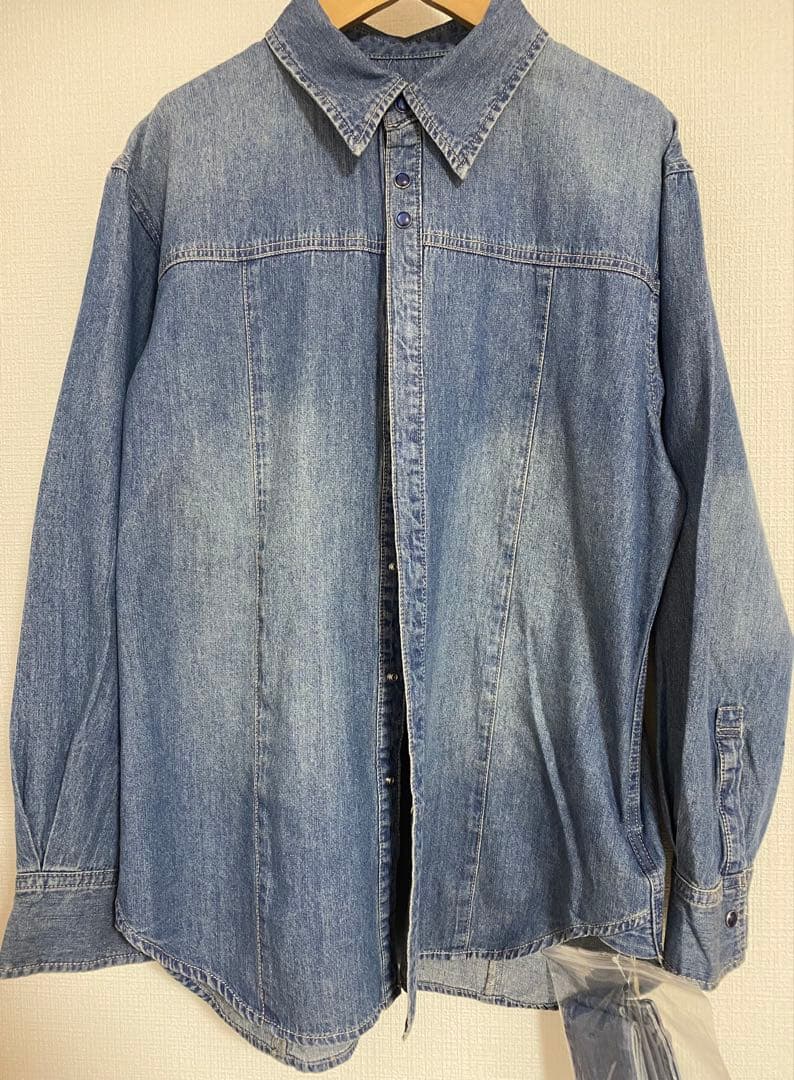 【新品】COLLAGE GALLARDAGALANTE ボウタイデニムシャツ