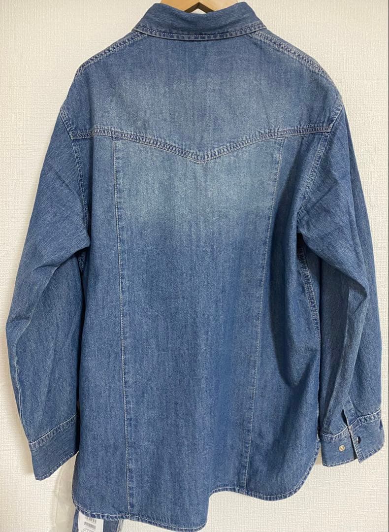 【新品】COLLAGE GALLARDAGALANTE ボウタイデニムシャツ