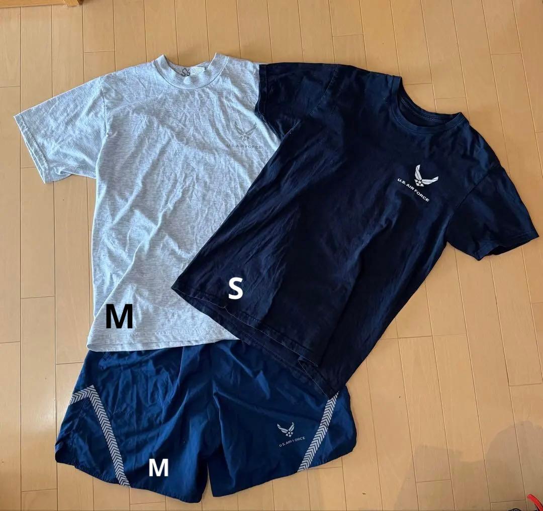 空軍 U.S AIR FORCE トレーニング　セットアップ ５点セット販売