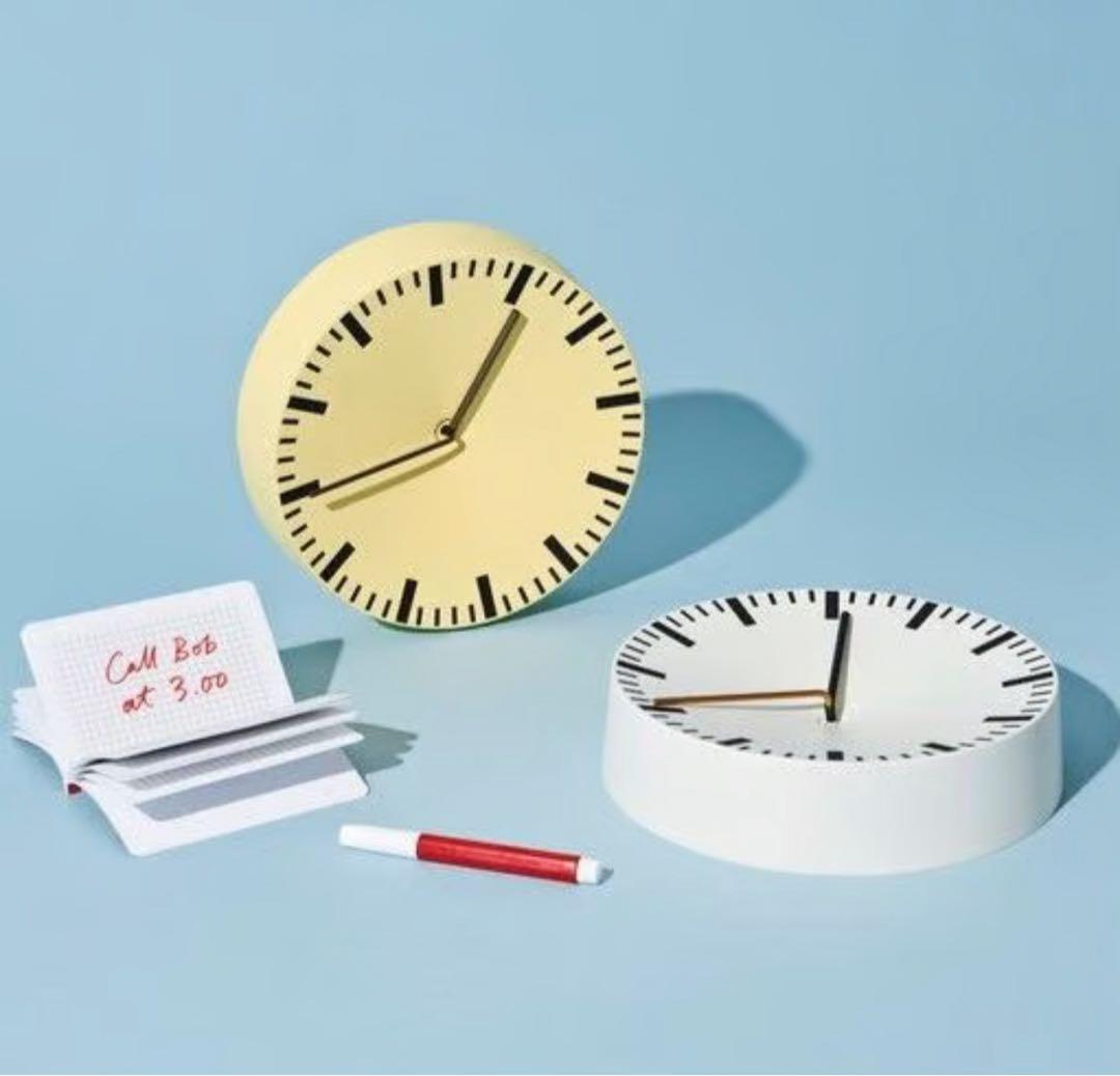 【専用】HAY アナログ掛け時計　Shane Schneck 北欧　イエロー