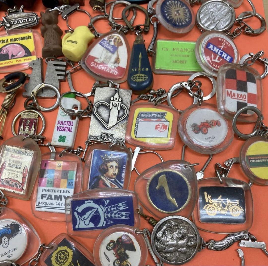 フランス雑貨★フレンチキーホルダー大量100個セット②★ワイン　フレンチパブ