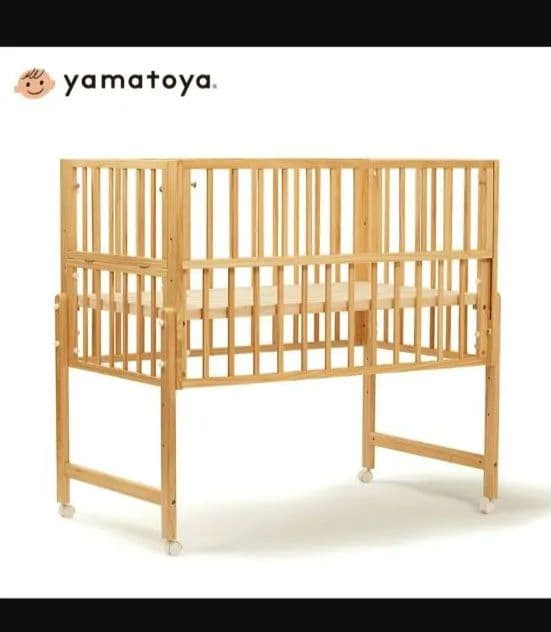yamatoya 木製ベビーベッド 標準サイズ