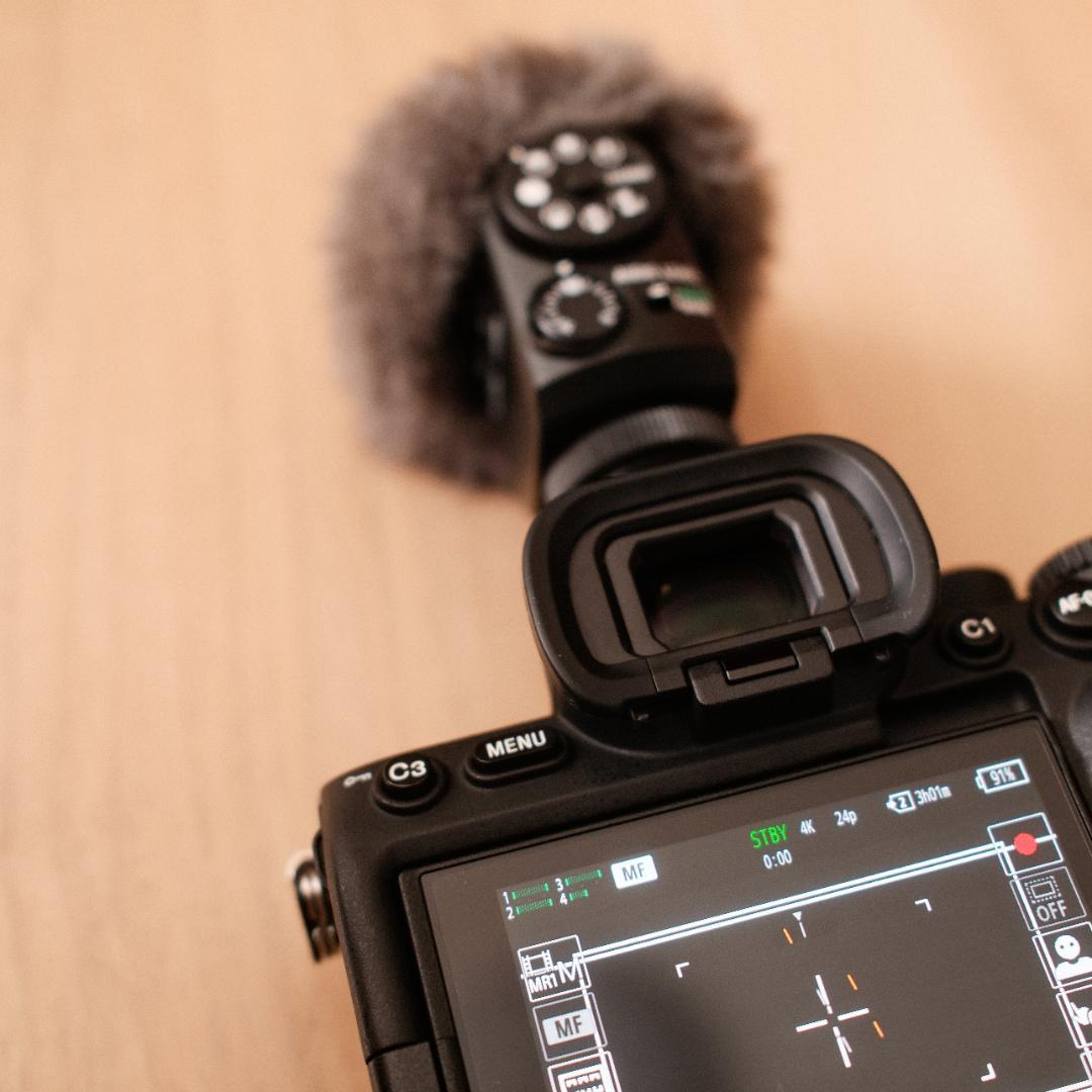 SONY ECM-M1 カメラ用マイク ショットガンマイクロホン 可変指向性