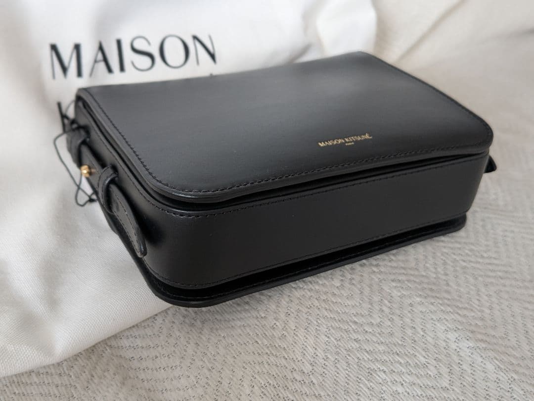 メゾンキツネ　EDIE BAG エディバック　Maison Kitsune　黒