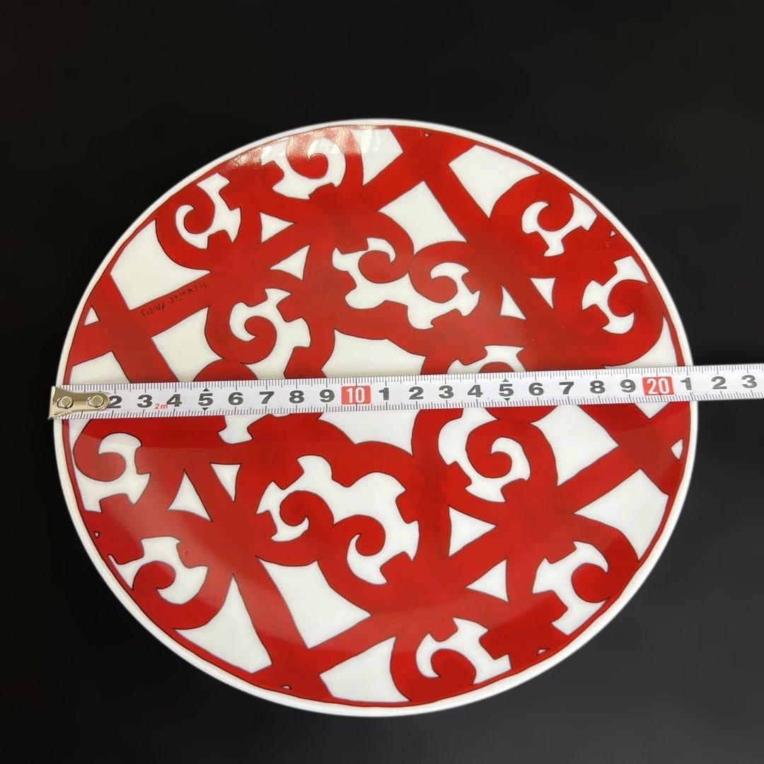 エルメス　ガダルギヴィール　中プレートB 直径21.2㎝　東里8-0116☆1F