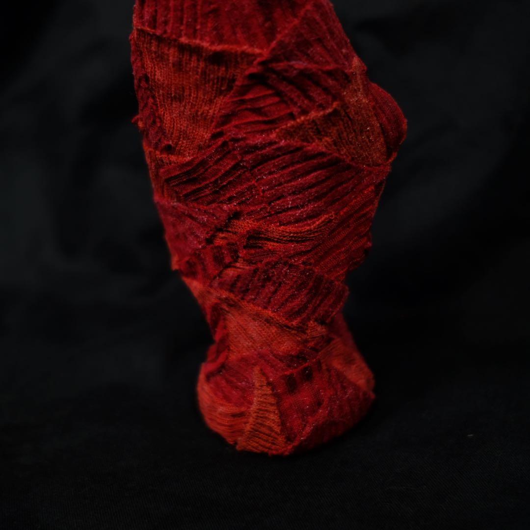 アンティーク　マリア像　パッチワークリメイクオブジェ　キリスト　女像　アート