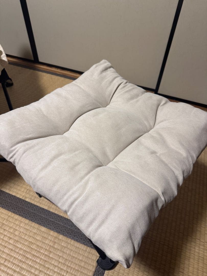 ニトリ　バタフライチェア　ワイド　折りたたみスツール　オットマン　セット