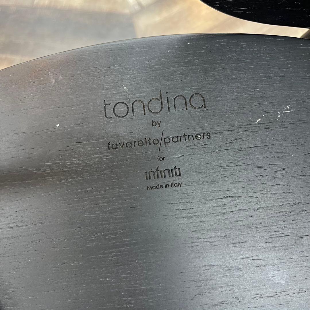 ①ASPLUND トンディーナ　ダイニングチェア　ブラック　イタリア製　2脚