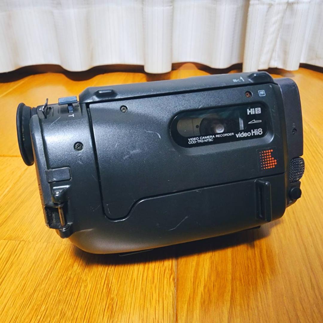 【動作確認済】Hi8 SONY 高画質 ビデオカメラ CCD-TR3 セット