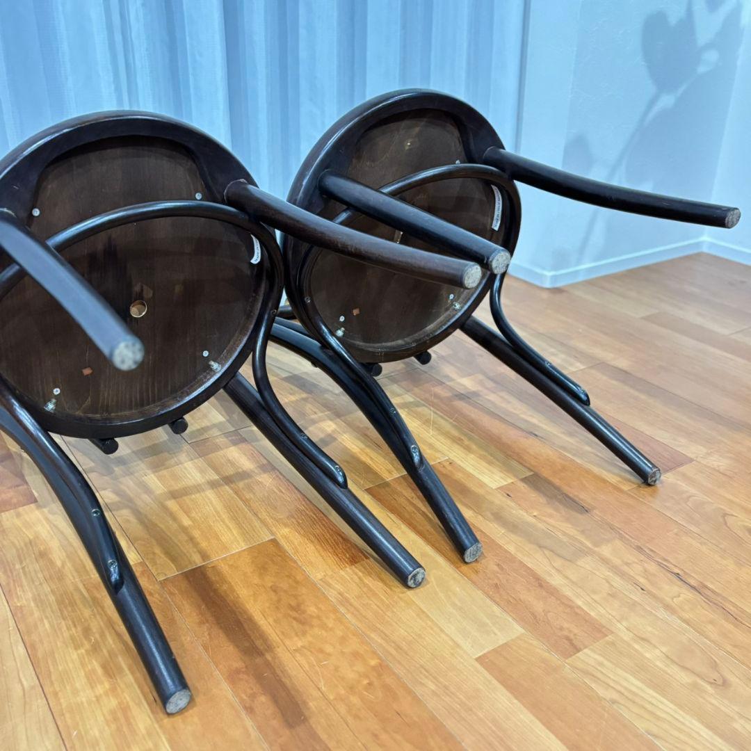 【希少チェコ製✨】ベントウッドチェア 2脚セット 曲げ木 名作デザイン