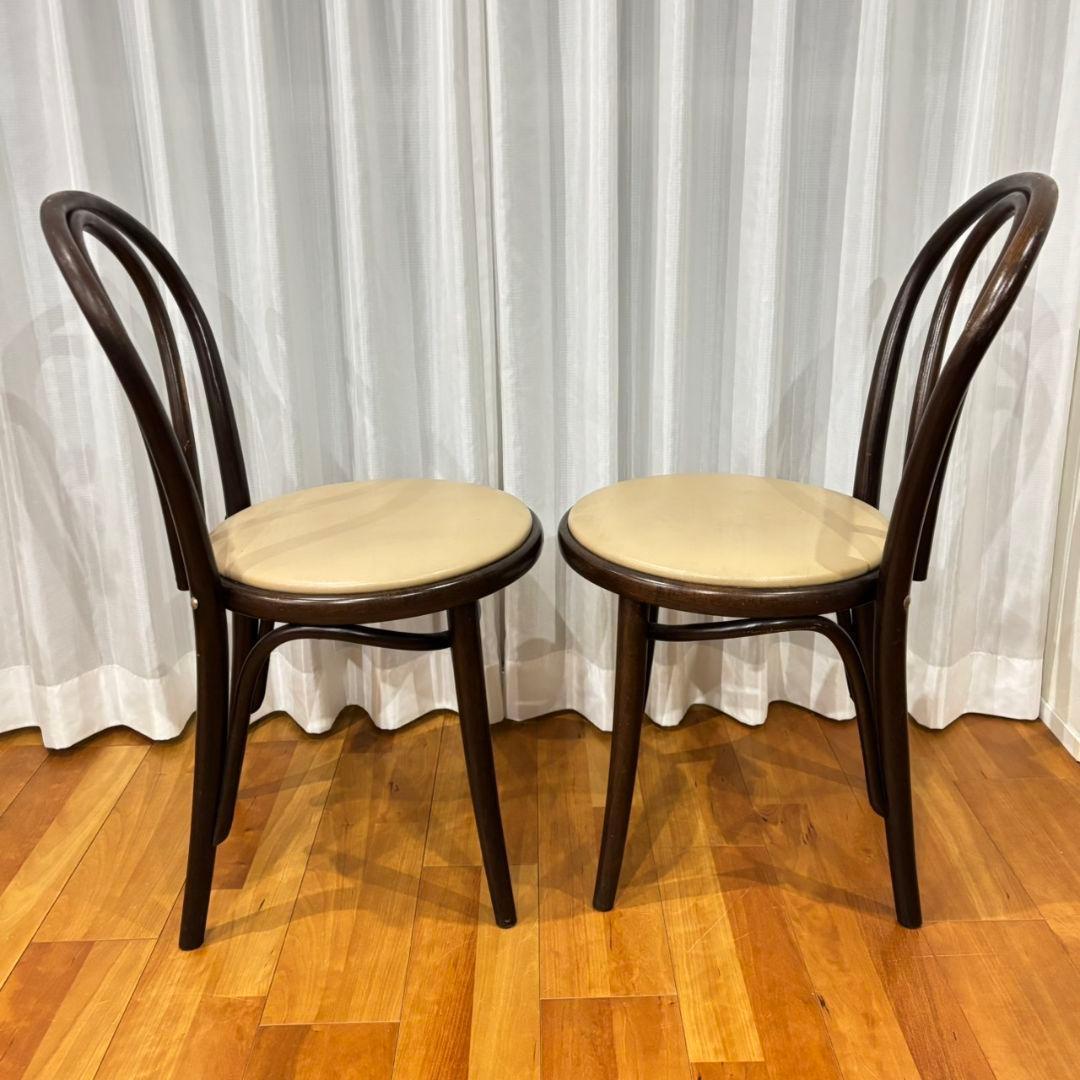 【希少チェコ製✨】ベントウッドチェア 2脚セット 曲げ木 名作デザイン