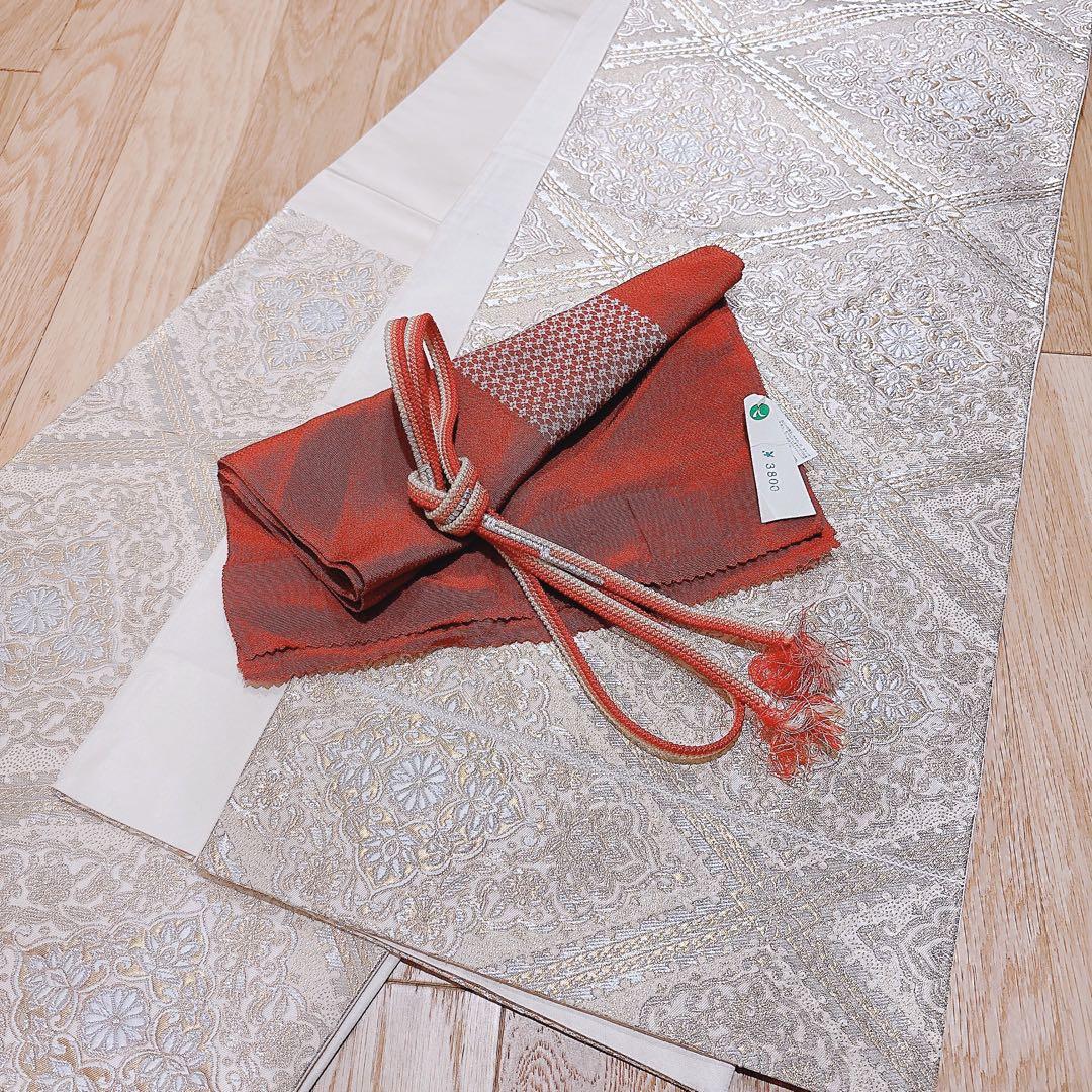 極美品　正絹　訪問着　フルセット　裄67 L 卒業式入学式　袋帯　トール　一つ紋