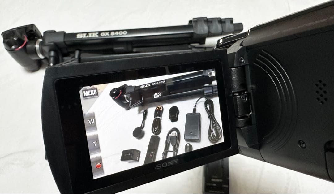 美品 SONY 4K FDR-AX60 RMT-VP1 SLIK GX8400