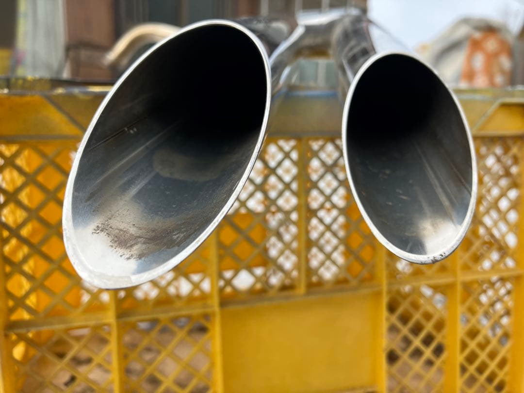 2本出し　ハス切りマフラー　GS50 マグナ50?