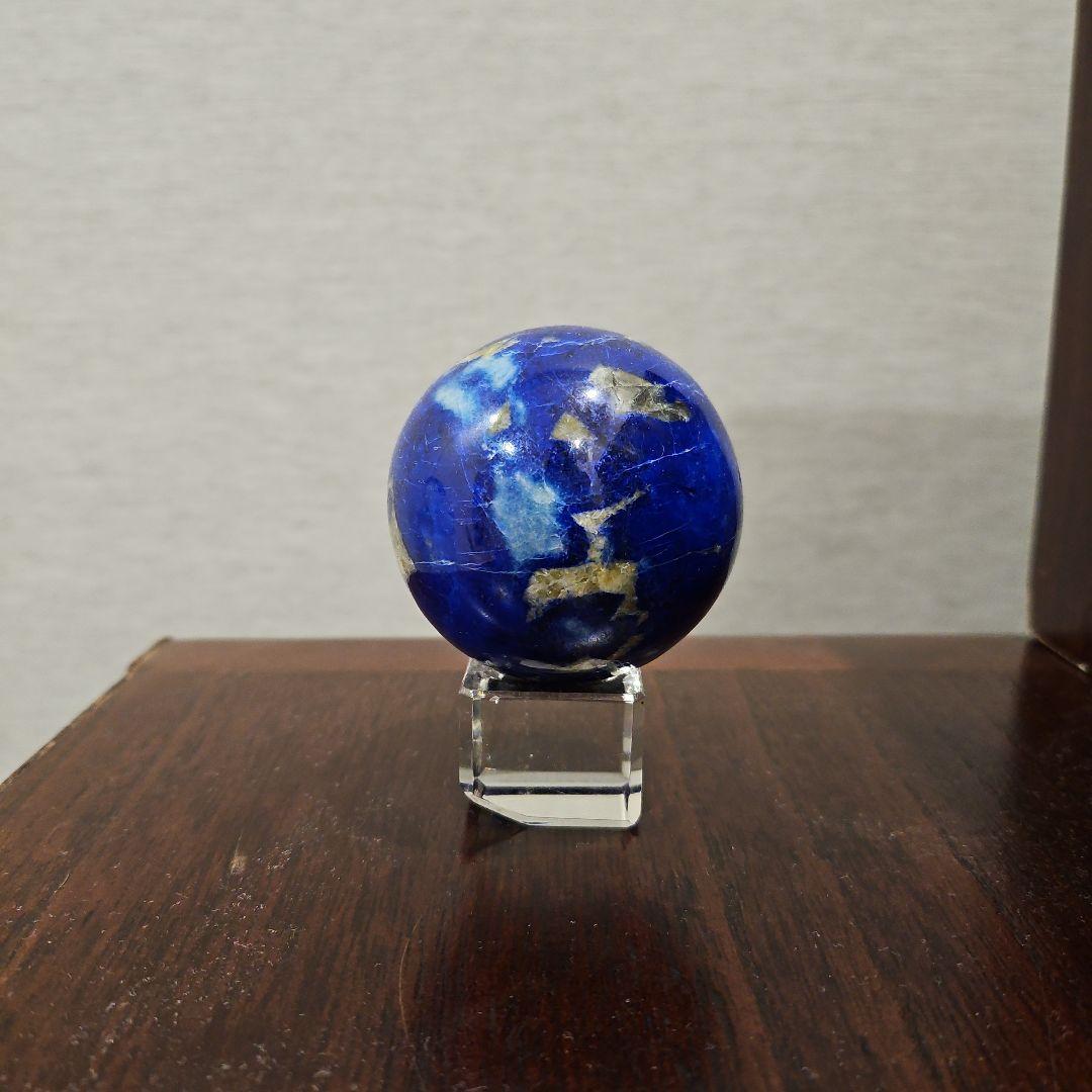 【パワーストーン】ラピスラズリ 球体 約4cm スタンド付き