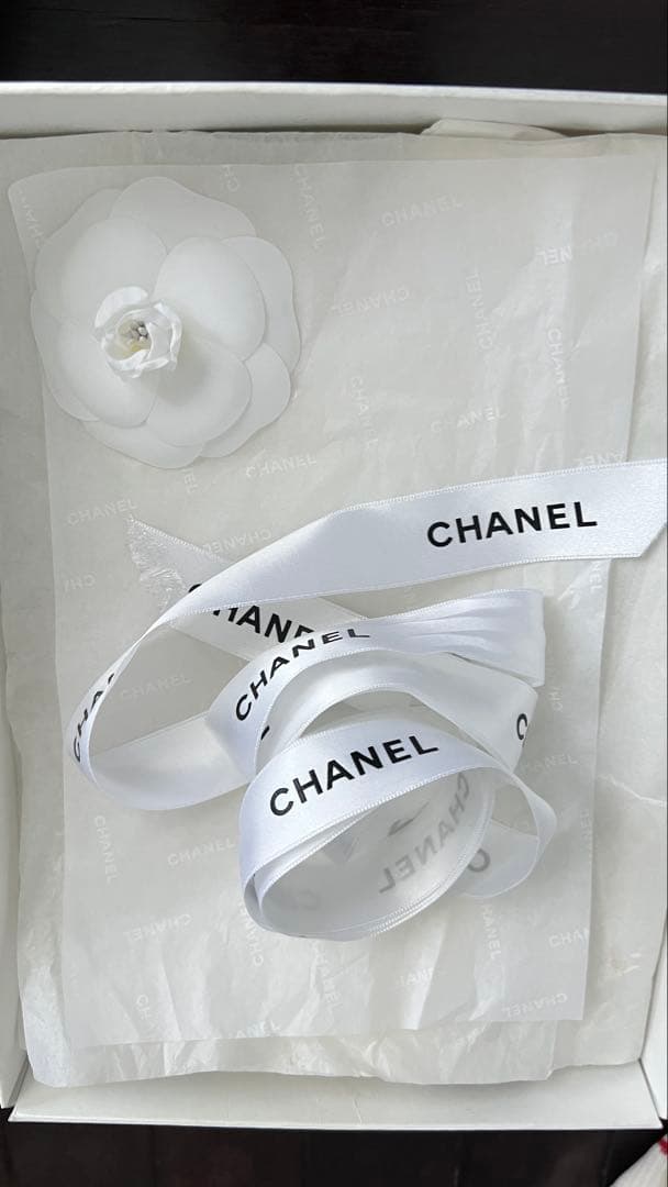 最終価格 CHANEL ブラック フラットシューズ 37.5C 銀座店購入