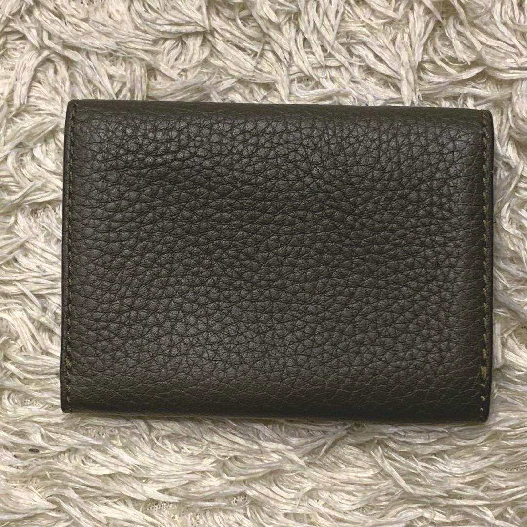 未使用級✨Briefing Felisi 名刺入れ ダブルネーム コラボ カーキ