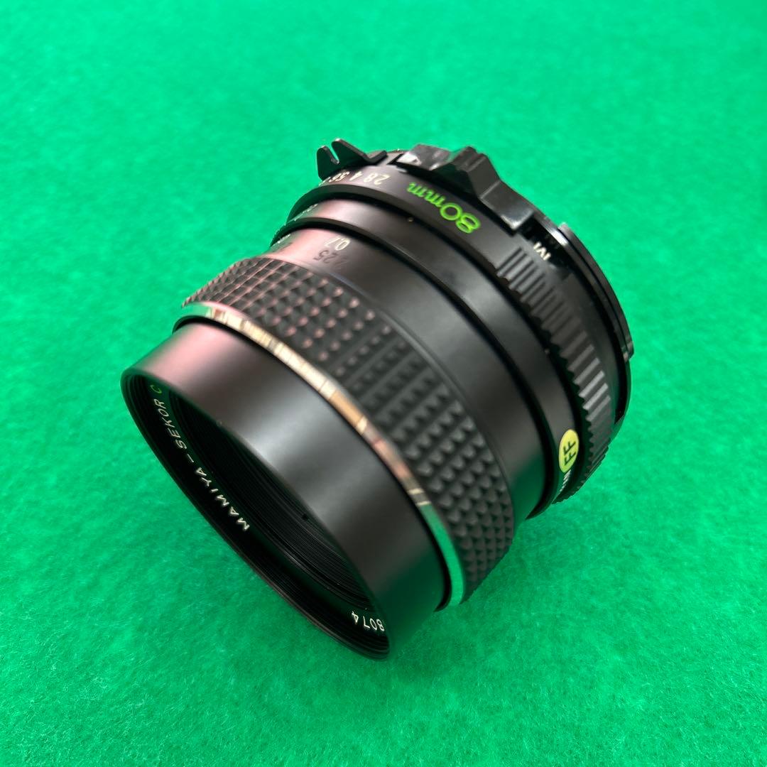 Mamiya Sekor C 80mm f/2.8 645用レンズ　フード付き
