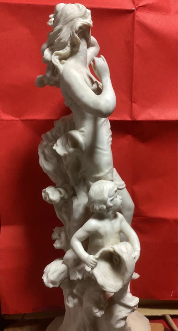 イタリア製 大理石調 樹脂製 ヴィーナス像 ５９㎝ ホワイト