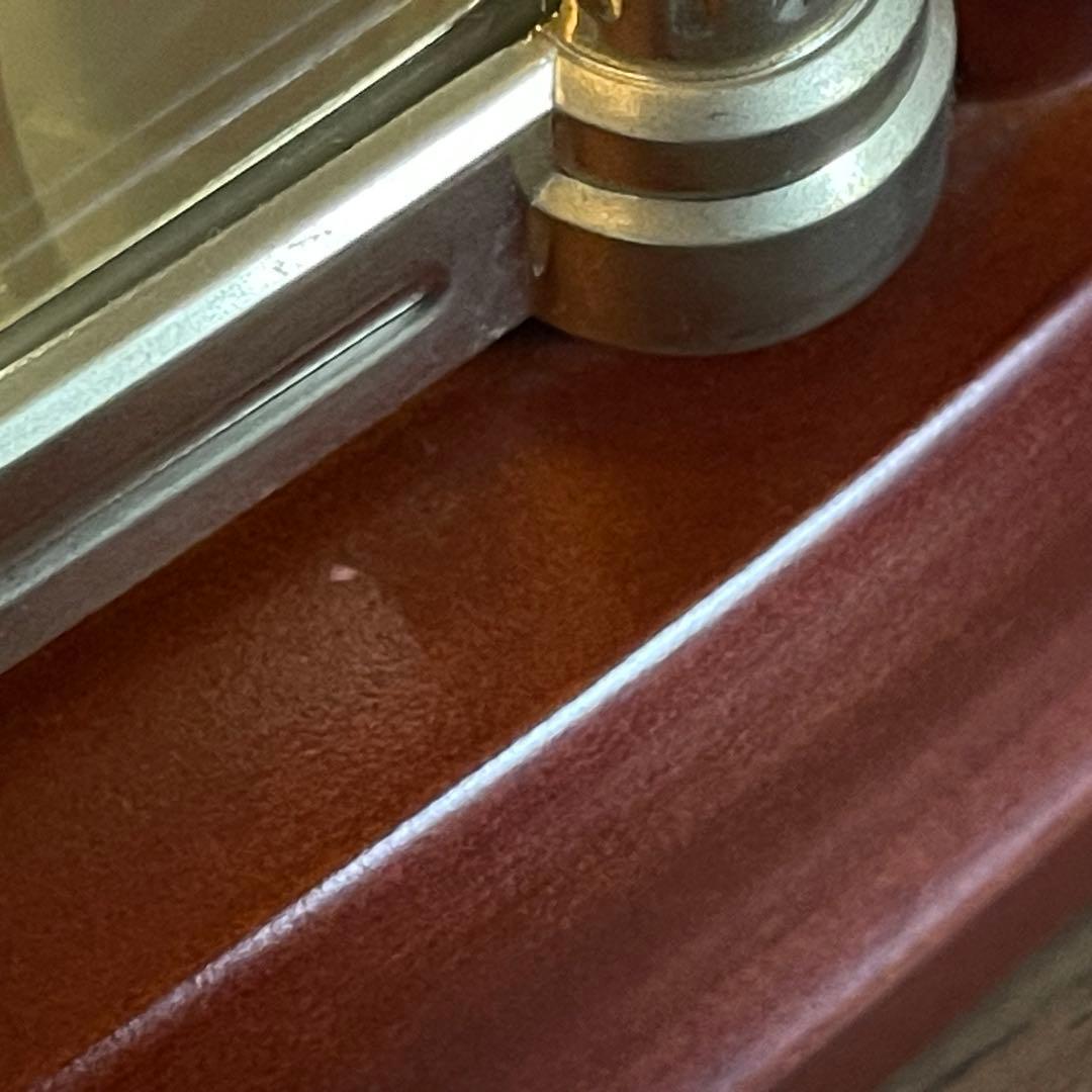 SEIKO EMBLEM 電波 置き 時計 スワロフスキー BY227B