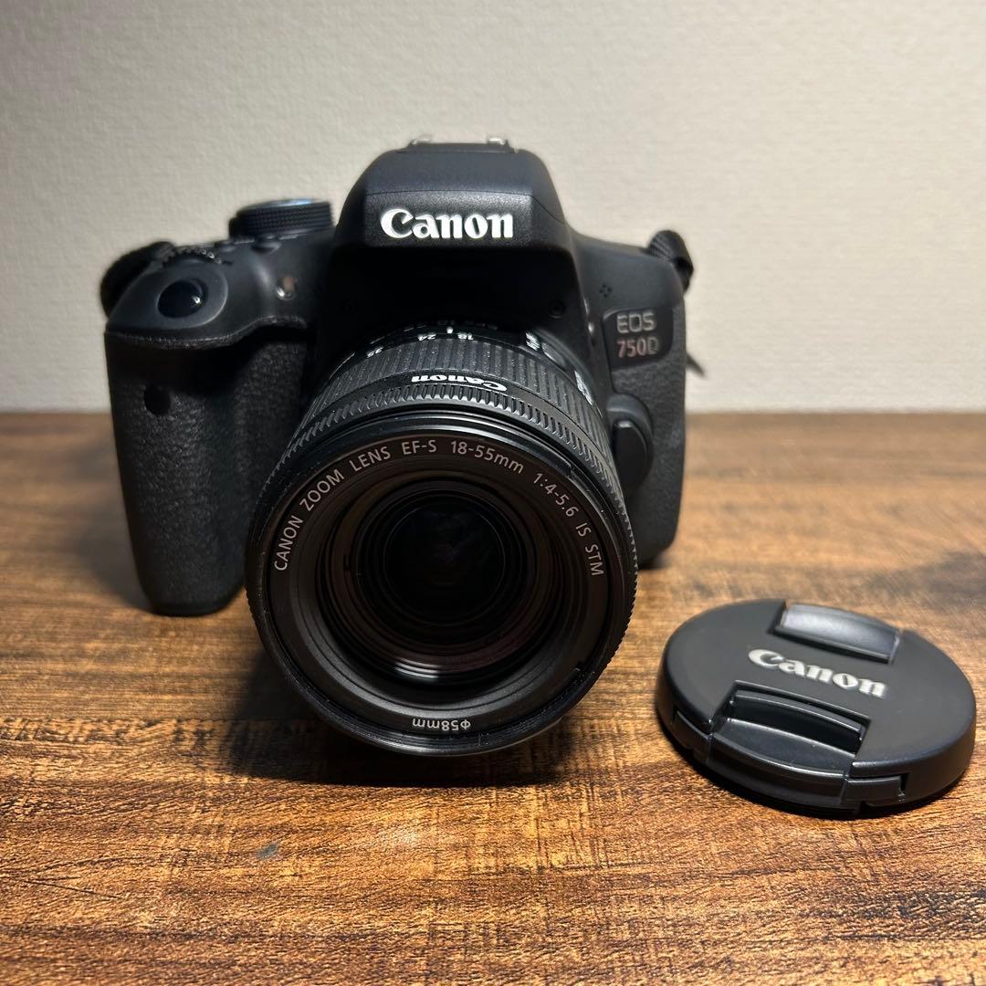 Canon EOS 750D デジタル一眼レフカメラ 保護ケース・充電器付き
