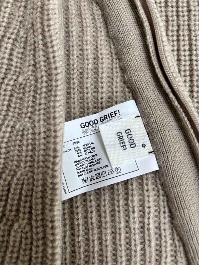 極美品 アパルトモン GOOD GRIEF Ribbed Knit Snood