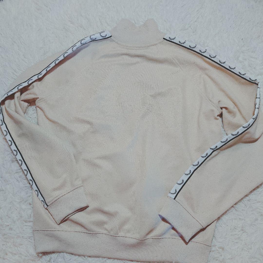 フレッドペリー トラックジャケット ジャージ サイドライン 刺繍 ベージュ XL