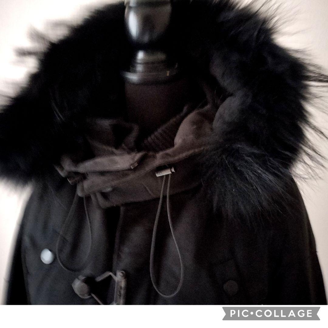 【美品】SLY ラクーンファー モッズコート N3-B ボアライナー ブラック