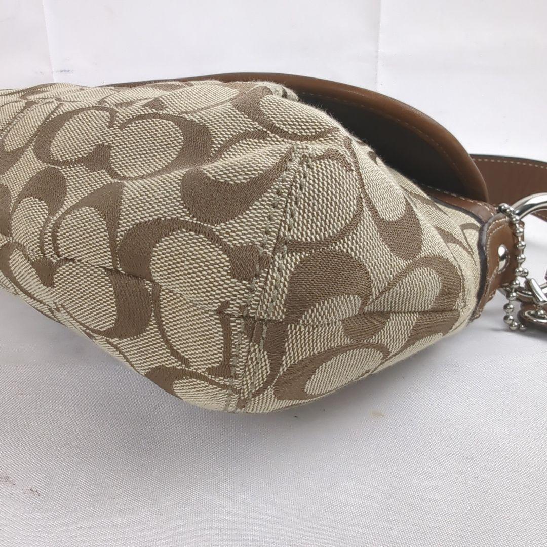 【美品】COACH コーチ ワンショルダー バッグ ホーボー