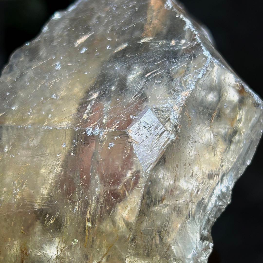 ☆別格高級品！福徳大黒秘宝①！極美！スモーキー　ルチル　水晶　原石　クラスター